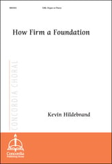 How Firm a Foundation SAB choral sheet music cover